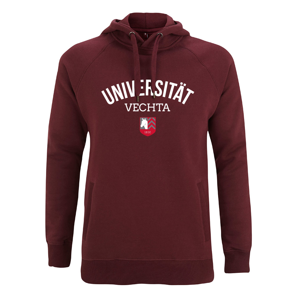 Unisex Kapuzenpullover burgundy