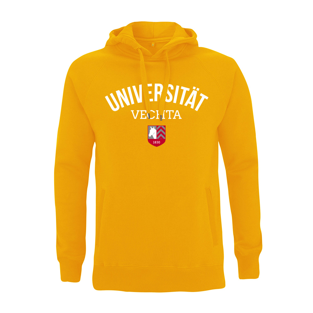 Unisex Kapuzenpullover gelb