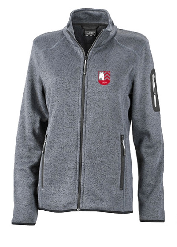 Damen Fleecejacke grau