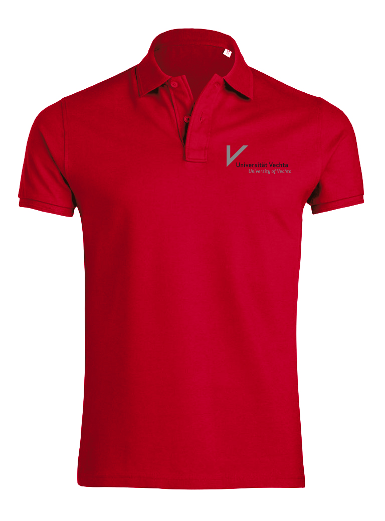 Herren Poloshirt rot