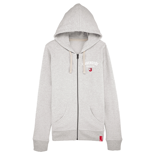 Damen Kapuzenjacke hellgrau